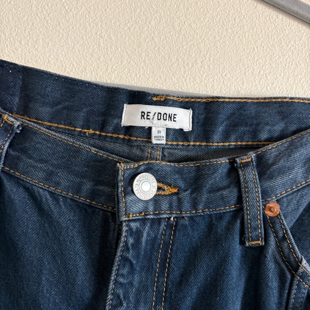 NWT Re/Done Tailored Ultra High Rise Barrel Jeans Size 31 Color: Bespoke - Picture 7 of 14